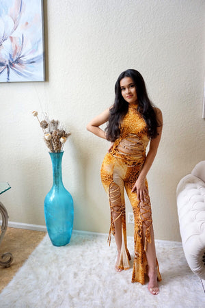 Wild Lil Thing Laced Pants Set